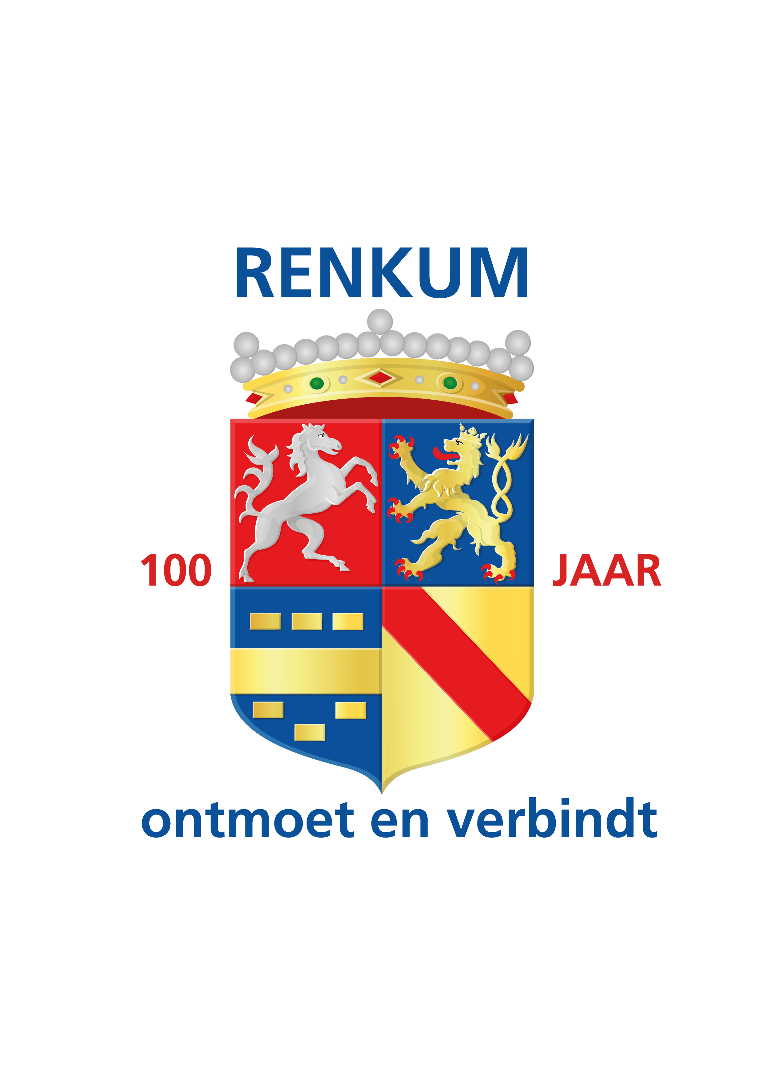 Logo transparant 100 jaar Renkum